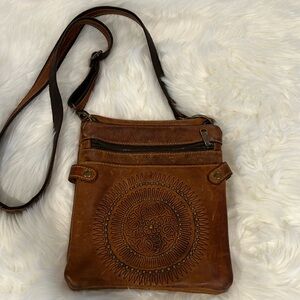 Patricia NASH Studded Leather Crossbody Bag